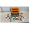 Image 1 : Plano Eagle III Tackle Box with Lures, Jigs, Hooks, Weights, Pliers, and More