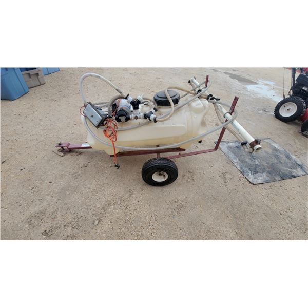Power Fist 15 Gallon Tow-Behind Sprayer with Electric Pump and Boom