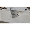 Image 4 : Galvanized Steel Wire Mesh Live Animal Trap with Spring-Loaded Door and Trip Plate 7 x 7 x 24"