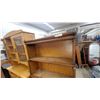 Image 2 : Antique Oak Stacking Barrister Bookcase with Metal Bands, Four Sections No Glass