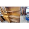 Image 3 : Antique Oak Stacking Barrister Bookcase with Metal Bands, Four Sections No Glass