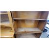 Image 6 : Antique Oak Stacking Barrister Bookcase with Metal Bands, Four Sections No Glass