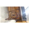 Image 5 : Traditional Style Wooden Console Cabinet with Carved Reeded Trim and Cabriole Legs19 x 40 x 18"