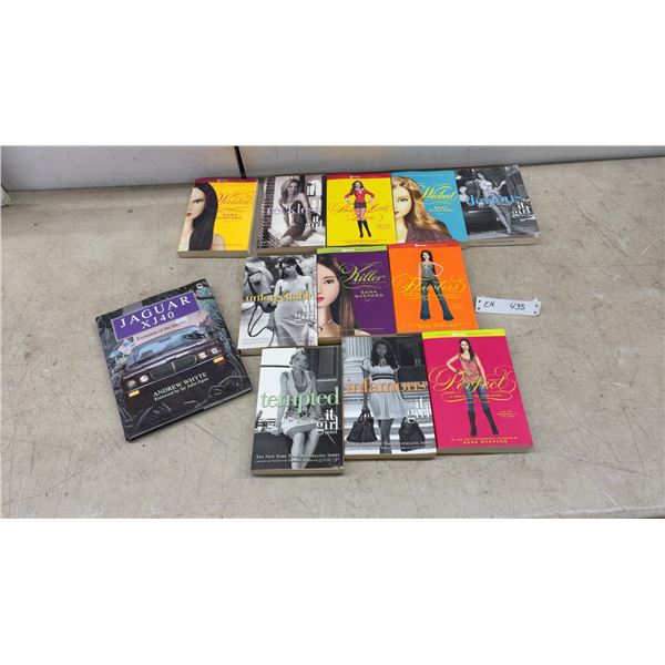Sara Shepard "Pretty Little Liars" & "The It Girl" Series (13 Books) & Jaguar XJ40 Book