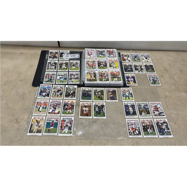 2009 Topps Football Cards in Binder