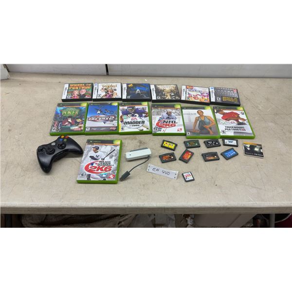 Xbox 360 Wireless Controller with Nintendo DS, Xbox, and Game Boy Advance Games and More