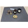 Image 1 : Harley-Davidson Belt Buckle, Elephant Pendant Necklace, & Elephant Pin