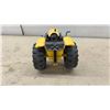 Image 4 : Tonka Front End Loader Tractor, Yellow & Black, Rear Tires Marked "XMS-975