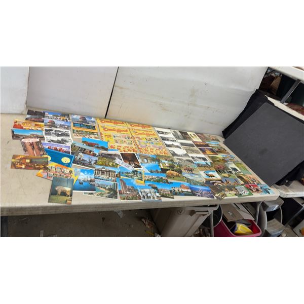 80 Mixed Postcards, 8 Used Only, and 3 Tribune Comics 1979/80
