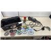 Image 1 : Craftsman Professional 5" Angle Grinder, 10 Amp, 10,000 RPM with Tool Box, Wheels and More