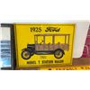 Image 3 : Vintage Ford Model T Station Wagon Sign, Framed Art, and Manitoba License Plates