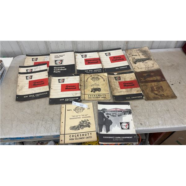Cockshutt Tractors and Implements Manuals
