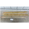 Image 1 : Vintage Wooden Rulers with Advertising, White Rose, Towers Hardware Toronto and More
