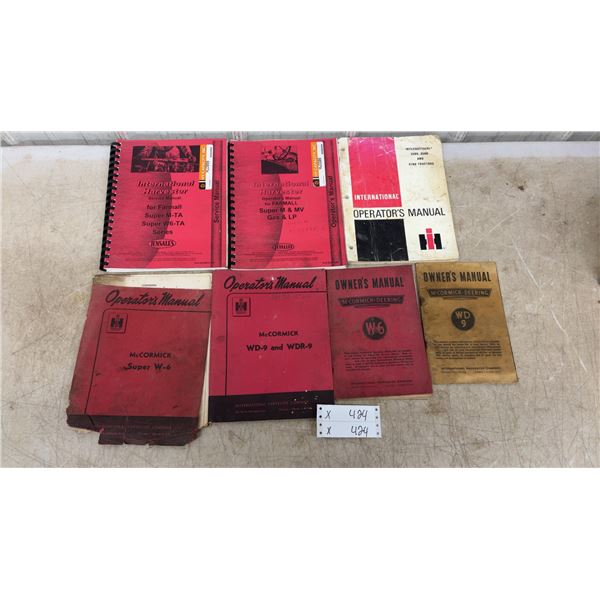 McCormick-Deering, International Harvester Tractor Manuals