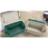 Image 2 : Four Rubbermaid Roughneck Jumbo Storage Totes Wit Lids