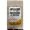Image 3 : Monroe Oespectrum Shocks and Struts Die-Cut Sign and Enbridge High Pressure Oil Pipeline Warning