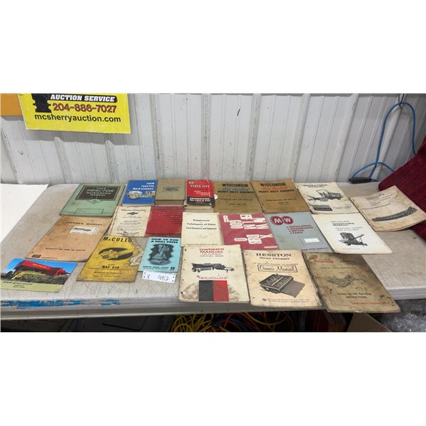 Manuals, New Holland, Wisconsin, Versatile, McCulloch: Tractor, Implements, Tool