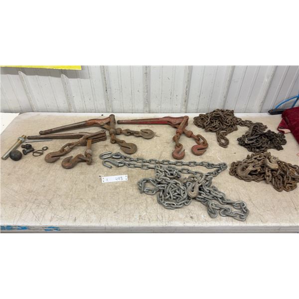 Load Binders, Transport Chains With Hooks and More