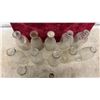 Image 3 : Vintage Modern Dairies Wooden Milk Crate with 12 Clear Glass Milk Bottles and Paper Caps