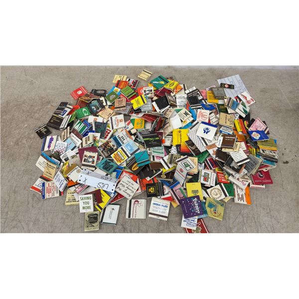 Large Collection of Vintage Matchbooks Including Air Canada, Stardust, Imperial Palace, and More