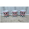 Image 4 : Coca-Cola Checkerboard Glassware Collection, Bell Soda Glasses, Ceramic Mugs, and Nesting Bowls