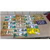 Image 1 : Collection of Vintage Canadian License Plates Including Manitoba and 1 Alberta- x20