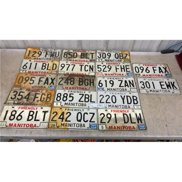 Manitoba License Plates, 17