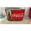 Image 2 : Coca-Cola Cooler, 2 Coca-Cola Tin Tubs and Coca-Cola Lunch Box