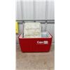Image 3 : Coca-Cola Cooler, 2 Coca-Cola Tin Tubs and Coca-Cola Lunch Box