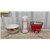 Image 3 : Coca-Cola Collectibles Including Pitchers, Glasses, Salt and Pepper Shakers, Bowl and More