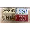 Image 2 : Ten Manitoba License Plates: 1971-1997