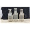 Image 6 : Vintage Clear Glass Milk Bottles Including Sealtest, Quaker, Crescent Creamery and More
