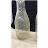 Image 7 : Vintage Clear Glass Milk Bottles Including Sealtest, Quaker, Crescent Creamery and More