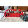 Image 5 : Collection of Vintage Glass and Ceramic Utility Pole Insulators in Crate