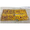 Image 4 : 12 Manitoba License Plates