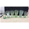 Image 2 : Assorted Coca-Cola Collectible Drinking Glasses Including Green Contour and Holiday Designs