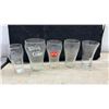 Image 3 : Assorted Coca-Cola Collectible Drinking Glasses Including Green Contour and Holiday Designs