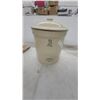 Image 1 : Vintage Medalta Potteries Ltd. 3 Imperial Stoneware Crock with Lid, Medicine Hat, Alberta