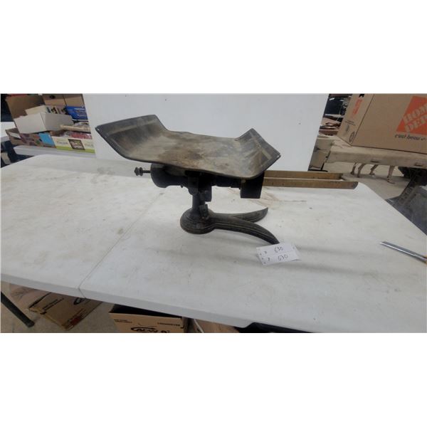 Antique Cast Iron Screw Pres Antique Scale
