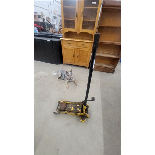 Yellow Hydraulic Floor Jack Proble 3 Ton