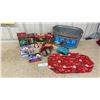 Image 1 : Coca-Cola Collectibles Lot: Galvanized Tin, Ornaments, Plush Bear, Placemats, Bell and More