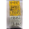 Image 3 : 16 Manitoba License Plates: 1952, 1971 and Others