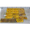 Image 1 : 15 Manitoba 1976 License Plates with Matching Pairs
