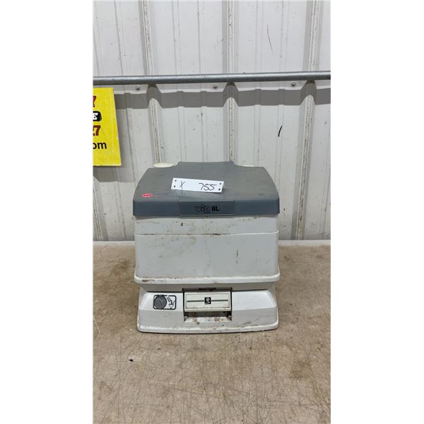 VIP 8L Portable Camping Toilet With Manual Flush