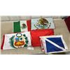 Image 1 : 5 Flags: Canada, Newfoundland / Labrador Provincial, Mexico & Peru