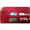 Image 2 : 8x Vintage H.O. Slot Racing Game Cars Including Ford Racer, HY-71 Police Car, Goodyear Racer