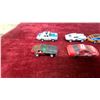 Image 4 : 8x Vintage H.O. Slot Racing Game Cars Including Ford Racer, HY-71 Police Car, Goodyear Racer