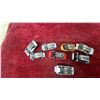Image 6 : 8x Vintage H.O. Slot Racing Game Cars Including Ford Racer, HY-71 Police Car, Goodyear Racer