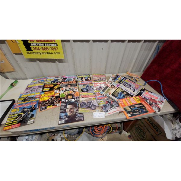 Vintage American Iron, American Rider Harley-Davidson and Elvis Celebrity Gossip Magazines and More