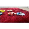 Image 2 : 8 X H.O. Slot Toy Cars Including Racing Cars, Police Cars, and Rescue Ambulance